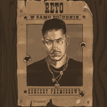 Nazwa wydarzenia i wizerunek artysty.