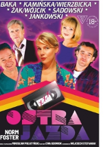 Zdjęcie aktorów grających w spektaklu.