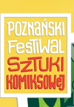 Nazwa wydarzenia i logo. Całość w komiksowej oprawie.