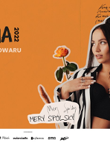 Zdjęcie artystki i nazwa wydarzenia.