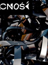 Zdjęcia artystów i nazwa spektaklu.