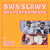 Zdjęcia artystów i nazwa wydarzenia.