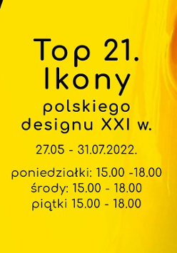 Baner z informacjami o wystawie.