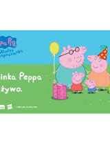Świnka Peppa i nazwa wydarzenia.