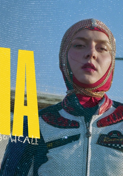 Baner promujący wydarzenie. Nazwa wydarzenia i zdjęcie artystki.