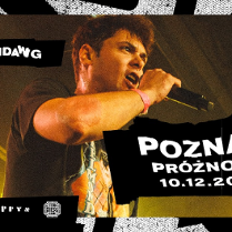 Zdjęcie artysty i nazwa wydarzenia.