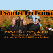 Zdjęcie artystów i nazwa wydarzenia.