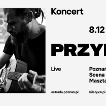 Zdjęcie artysty i nazwa wydarzenia.