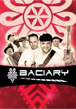 Baner promujący wydarzenie. Nazwa wydarzenia i zdjęcie artystów.