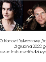 Baner promujący wydarzenie. Nazwa wydarzenia i zdjęcie artystów.