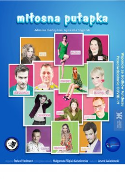 Baner promujący wydarzenie. Nazwa wydarzenia i zdjęcie artystów.