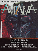 Baner promujący wydarzenie. Nazwa wydarzenia i zdjęcie artystów.