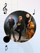 Baner promujący wydarzenie. Nazwa wydarzenia i zdjęcie artystów.