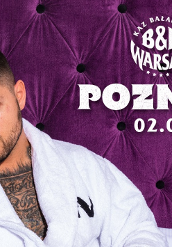 Baner promujący wydarzenie. Nazwa wydarzenia i zdjęcie artysty.