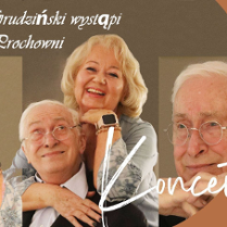 Baner promujący wydarzenie. Nazwa wydarzenia i zdjęcie artystów.