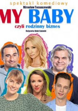 Baner promujący wydarzenie. Nazwa wydarzenia i zdjęcie artystów.