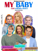 Baner promujący wydarzenie. Nazwa wydarzenia i zdjęcie artystów.