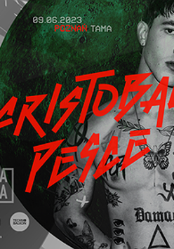 Baner promujący wydarzenie. Nazwa wydarzenia i zdjęcie artysty.