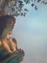 Baner promujący wydarzenie. Nazwa wydarzenia i zdjęcie artystki.