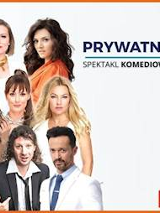 Zdjęcia aktorów występujących w spektaklu i nazwa wydarzenia.