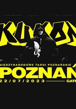 Baner promujący wydarzenie. Nazwa wydarzenia i zdjęcie artysty.