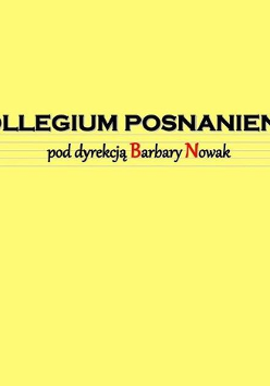 Baner z nazwą chóru.