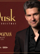 Baner promujący wydarzenie. Nazwa wydarzenia i zdjęcie artysty.