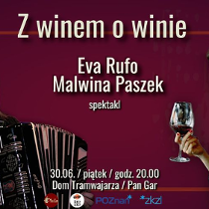 Baner promujący wydarzenie. Nazwa wydarzenia i zdjęcie artystek.