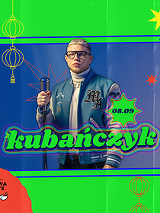 Baner promujący wydarzenie. Nazwa wydarzenia i zdjęcie artysty.