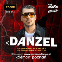 Baner promujący wydarzenie. Nazwa wydarzenia i zdjęcie artysty.