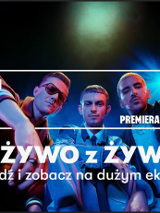 Baner promujący wydarzenie. Nazwa wydarzenia i zdjęcie artystów.