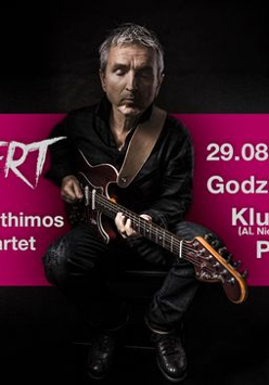 Baner promujący wydarzenie. Nazwa wydarzenia i zdjęcie artysty.