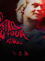 Baner promujący wydarzenie. Nazwa wydarzenia i zdjęcie artysty.