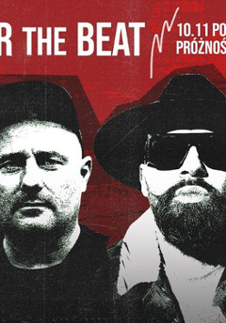 Baner promujący wydarzenie. Nazwa wydarzenia i zdjęcie artystów.