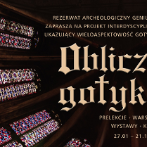 Baner promujący cykl Oblicza Gotyku.