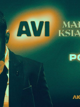 Baner promujący wydarzenie. Nazwa wydarzenia i zdjęcie artysty.