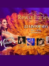 Baner promujący wydarzenie. Nazwa wydarzenia i zdjęcie artystek.