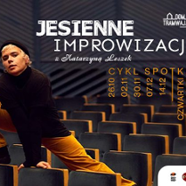 Baner promujący wydarzenie. Nazwa wydarzenia i zdjęcie artystki. (foto: Dominik Więcek)