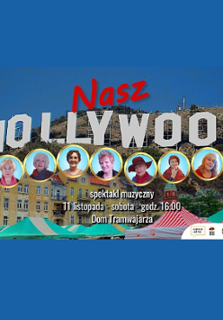 Baner promujący wydarzenie. Nazwa wydarzenia i zdjęcie artystów.