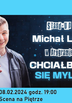 Baner promujący wydarzenie. Nazwa wydarzenia i zdjęcie artysty.