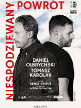 Baner promujący wydarzenie. Nazwa wydarzenia i zdjęcie artystów.