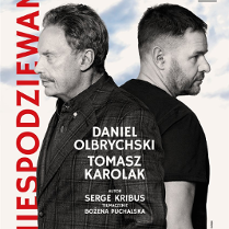 Baner promujący wydarzenie. Nazwa wydarzenia i zdjęcie artystów.