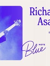 Baner promujący wydarzenie. Nazwa wydarzenia i zdjęcie artysty.