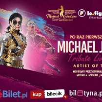 Baner promujący wydarzenie. Nazwa wydarzenia i zdjęcie artysty.