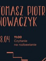 Baner promujący wydarzenie. Nazwa wydarzenia i zdjęcie artysty.