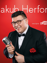 Baner promujący wydarzenie. Nazwa wydarzenia i zdjęcie artysty.