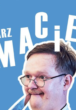 Baner promujący wydarzenie. Nazwa wydarzenia i zdjęcie artysty.