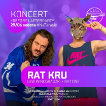 Baner promujący wydarzenie. Nazwa wydarzenia i zdjęcie artysty.