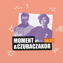 Baner promujący wydarzenie. Nazwa wydarzenia i zdjęcie artystów.