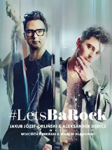 Baner promujący wydarzenie. Nazwa wydarzenia i zdjęcie artystów.